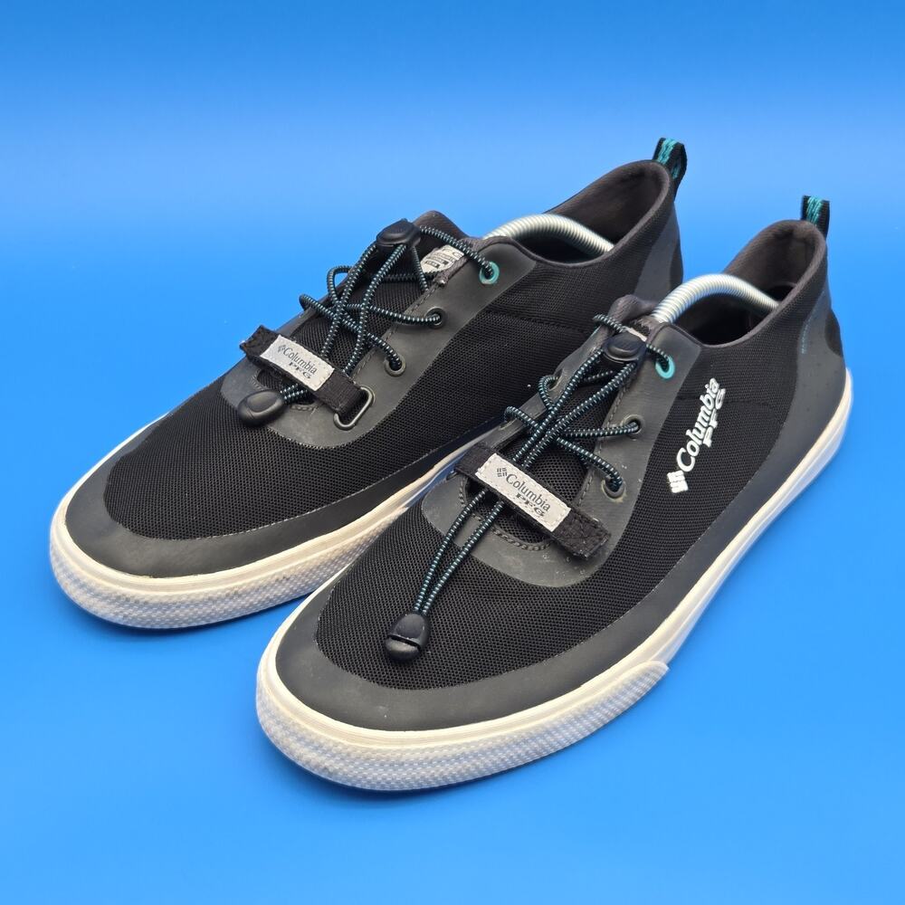 Columbia PFG Dorado CVO Boat Shoes Men’s 12 Black Fishing Deck Slip On